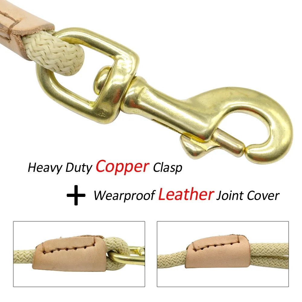 laisse corde en nylon pour chien