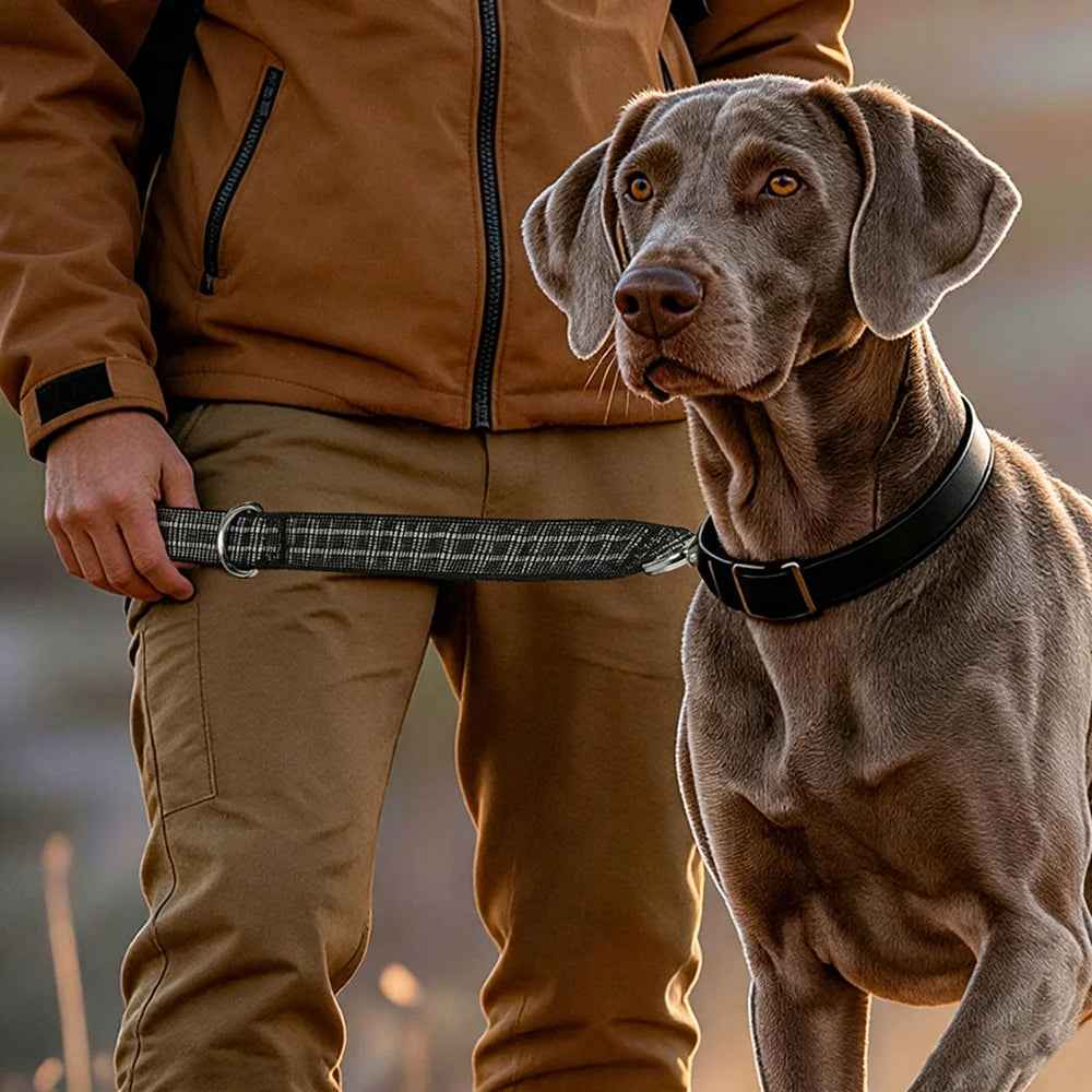 laisse courte gros chien