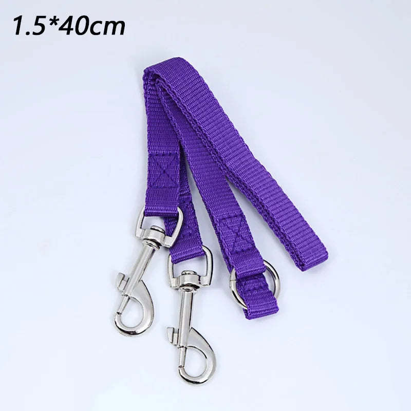 laisse 2 accroche pour chien
