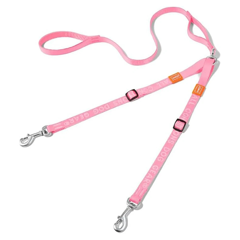 double laisse pour chien fine