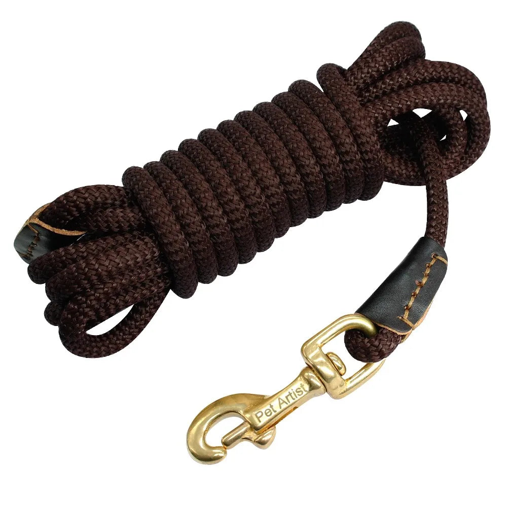 laisse corde en nylon pour chien