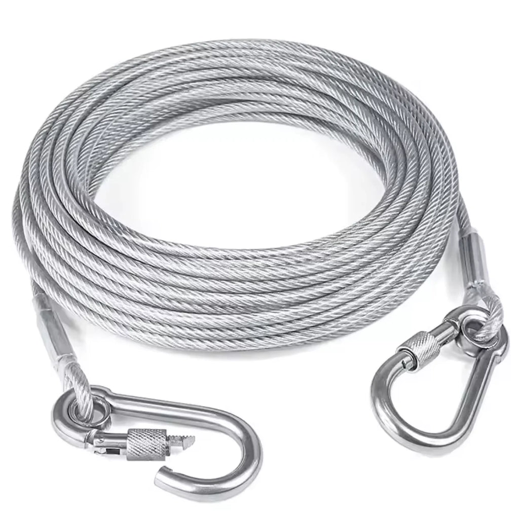 laisse cable acier pour gros chien