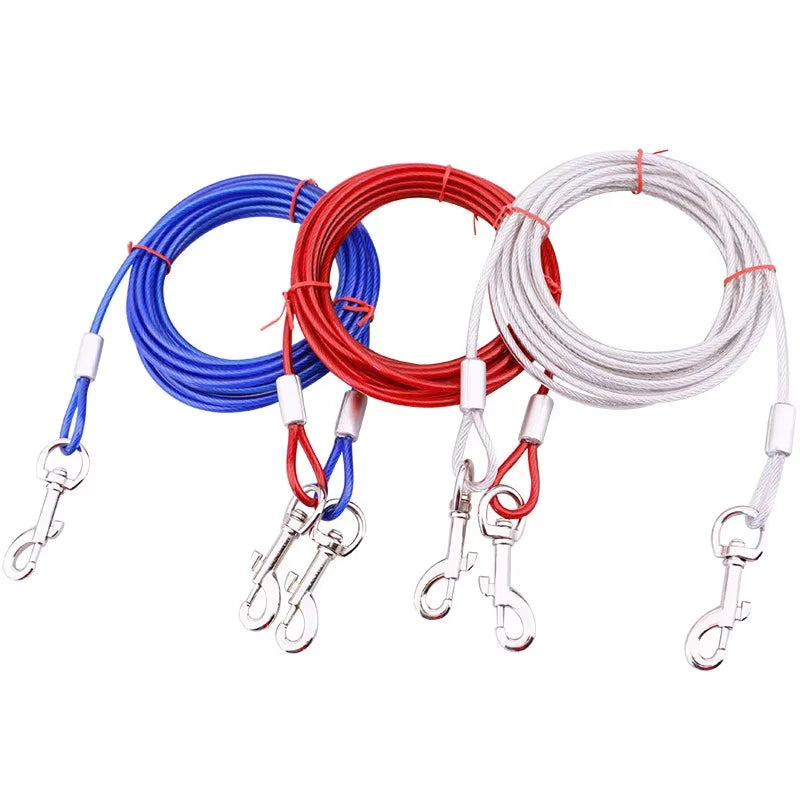 laisse cable pour chien