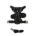 harnais pour chien noir et rose