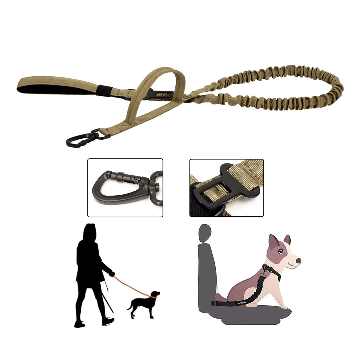 laisse camouflage chien de chasse