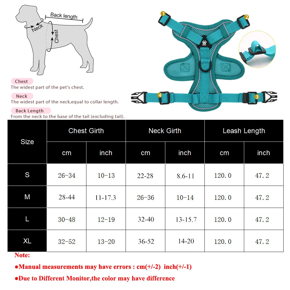 harnais pour chien noir et rose