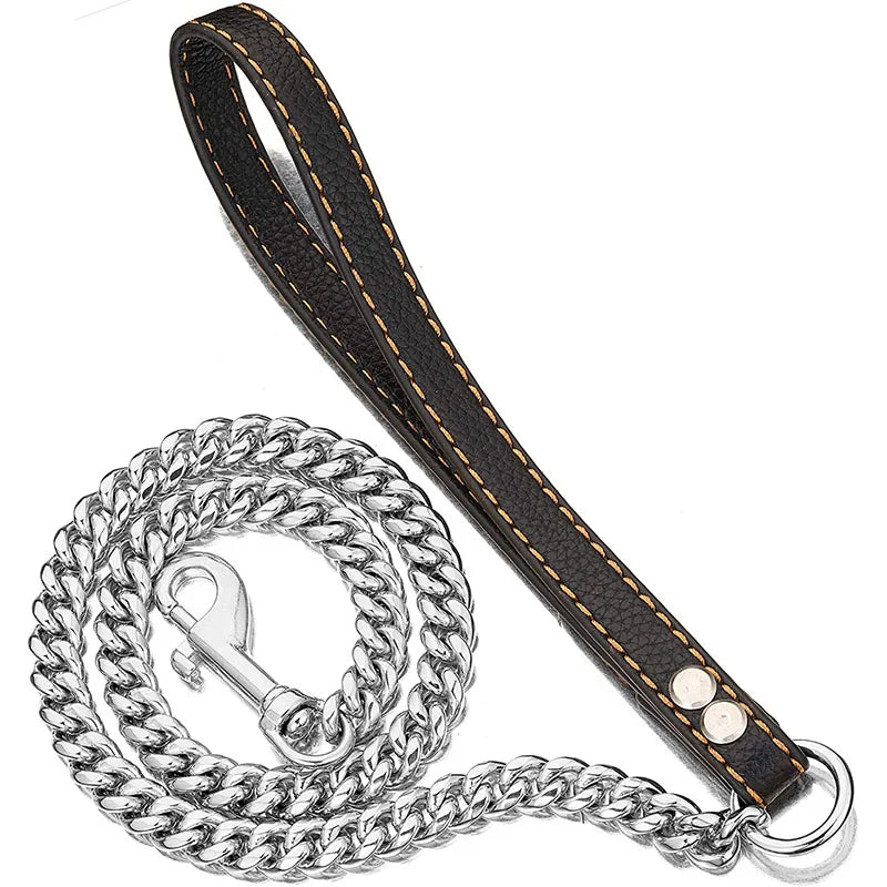 laisse en fer pour chien