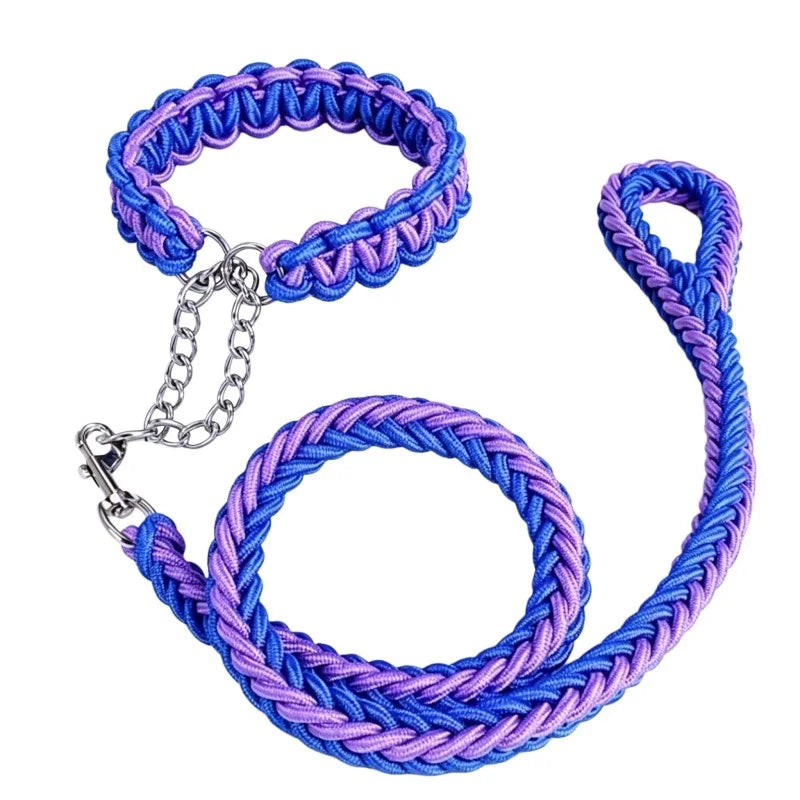 corde laisse pour chien rouge