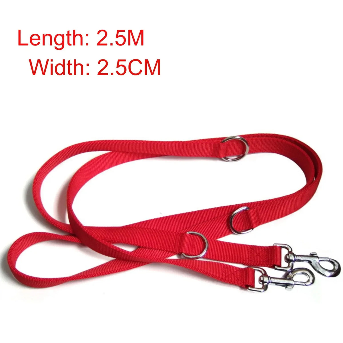 laisse 3 point nylon pour chien