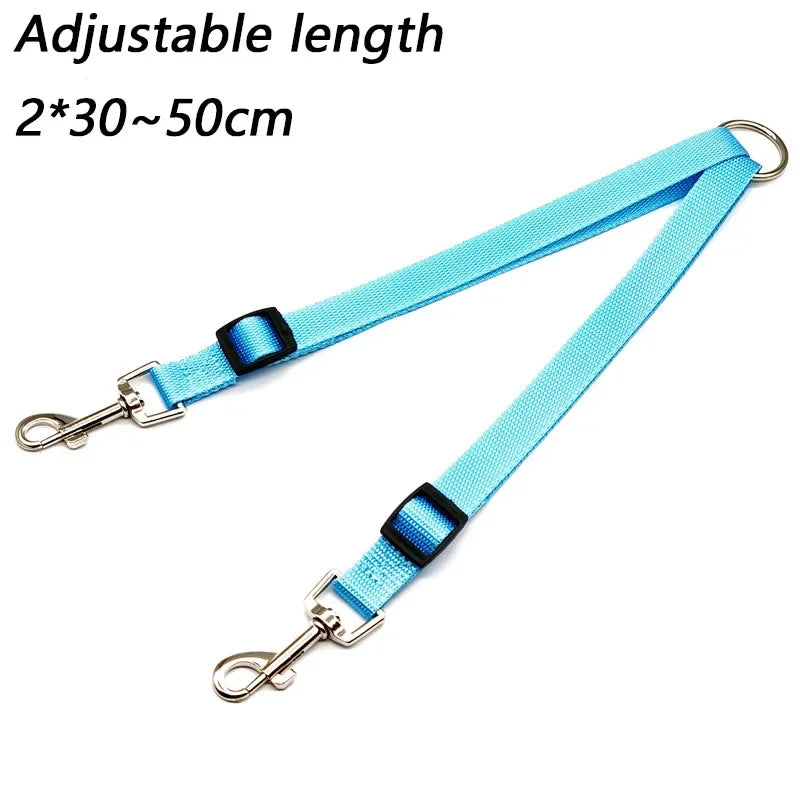 laisse 2 accroche pour chien