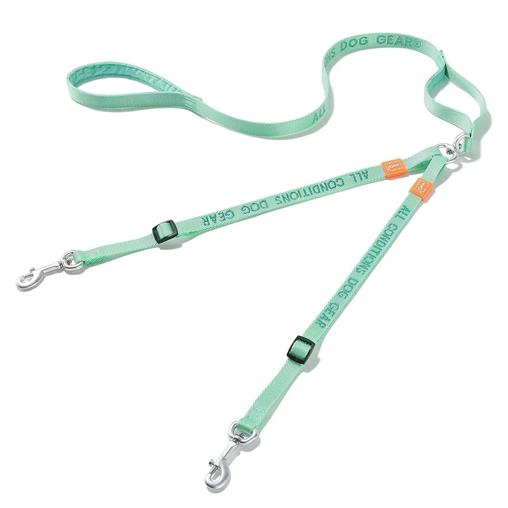 double laisse pour chien fine