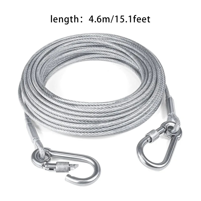 laisse en metal our chien
