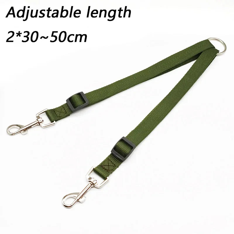 laisse 2 accroche pour chien
