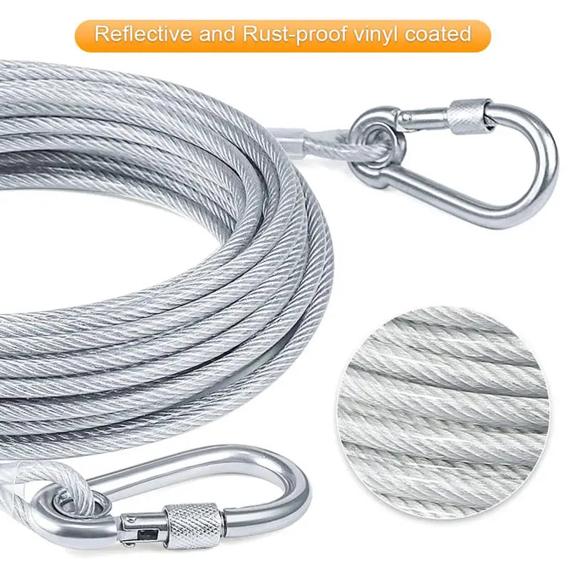 laisse en metal our chien