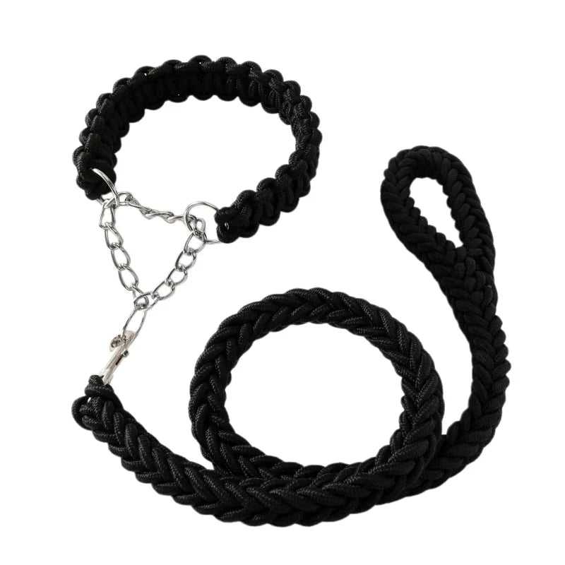 corde laisse pour chien rouge