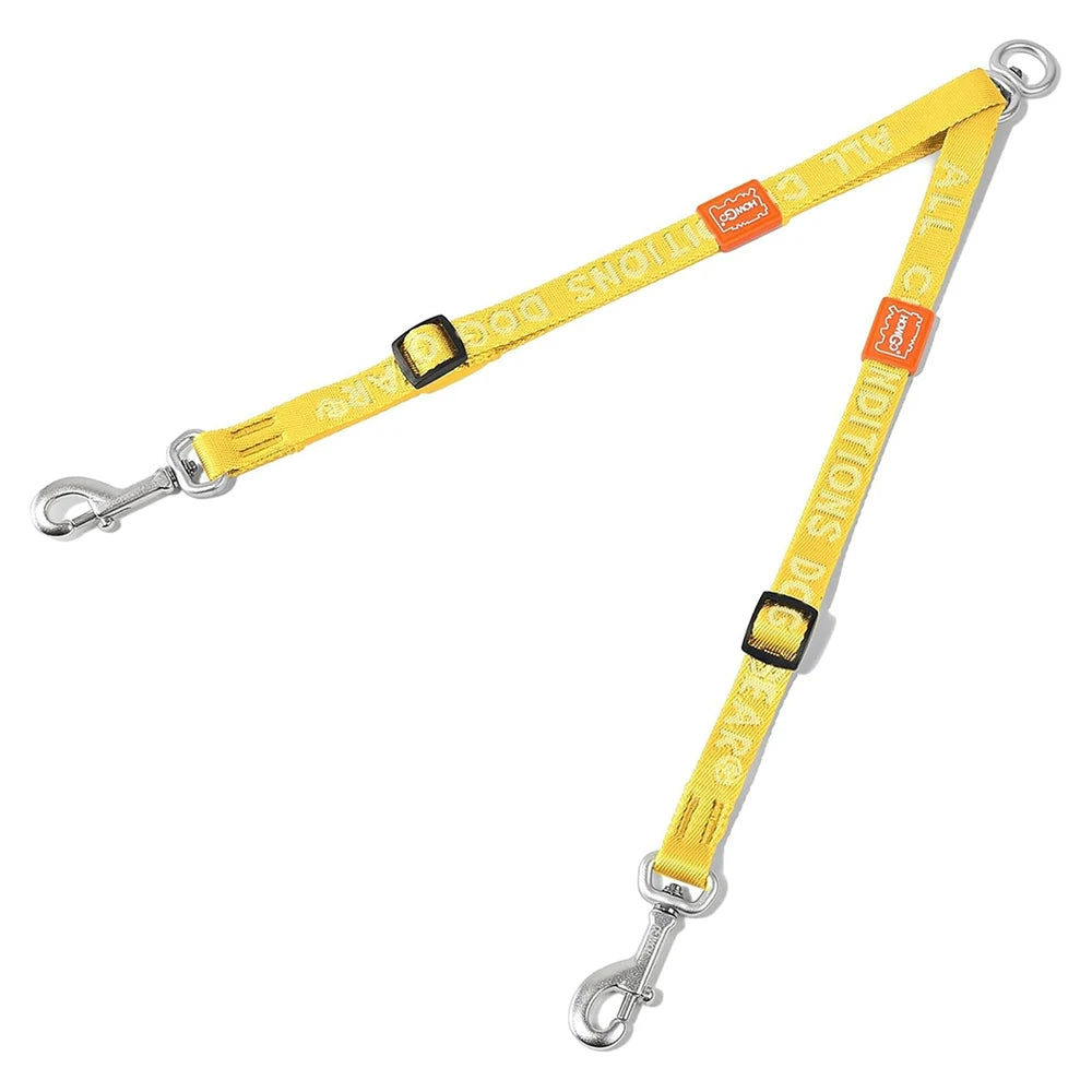 double laisse pour chien fine