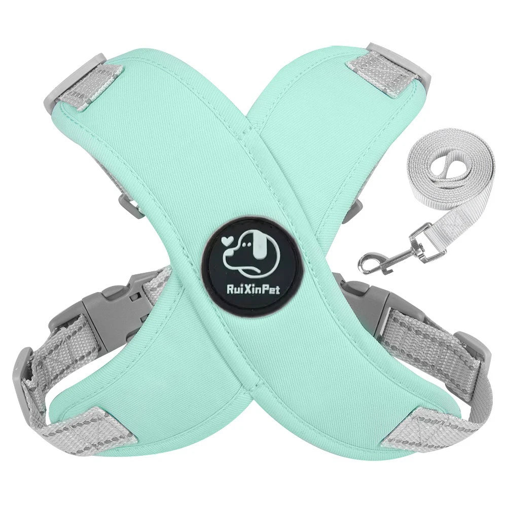 harnais pour chien rose