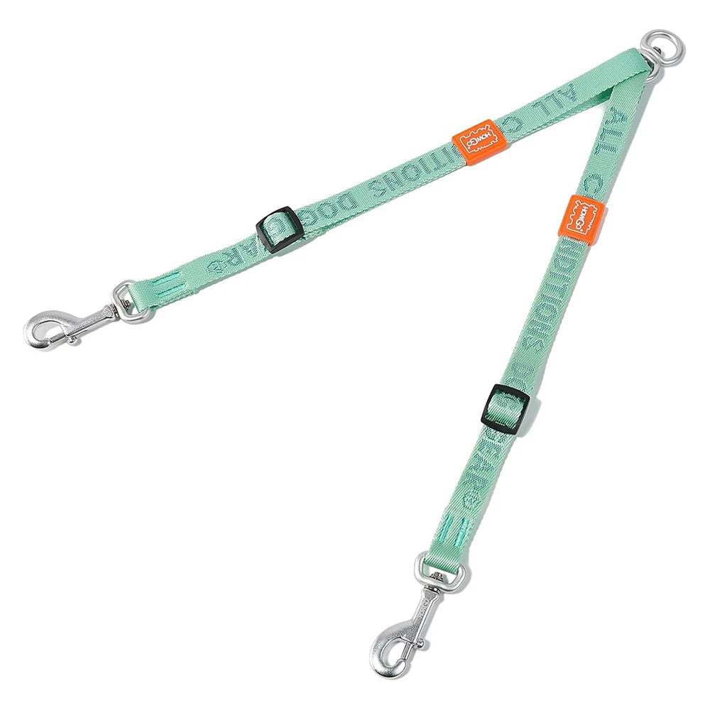double laisse pour chien fine
