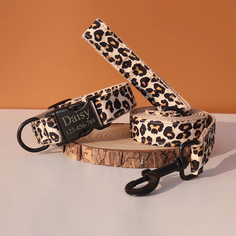 laisse pour chien leopard