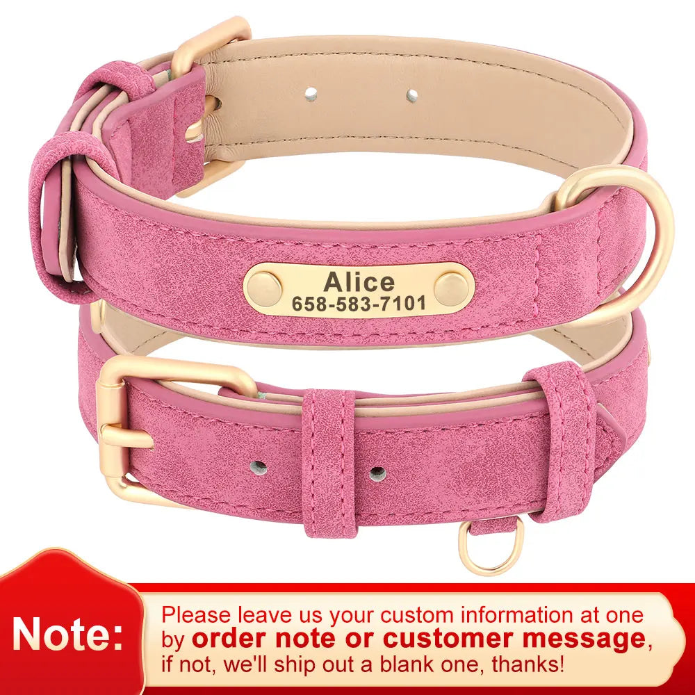 laisse en cuir rouge pour petit chien