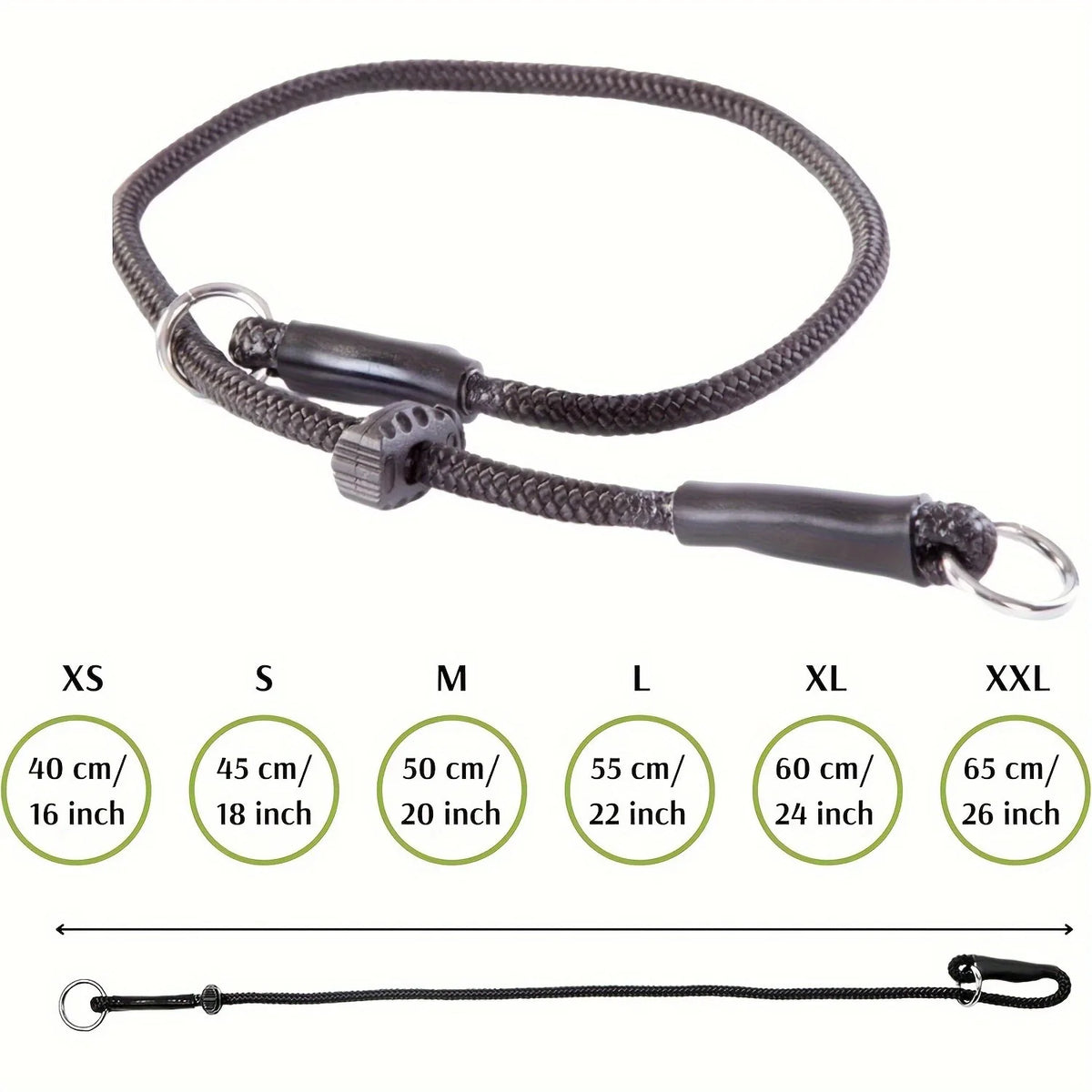 laisse collier étrangleur