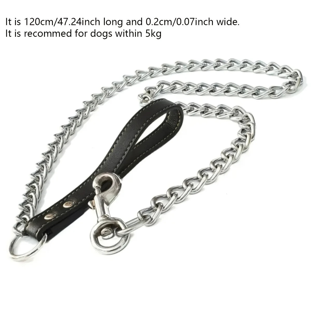 laisse chaine 1 mettre 20 pour chien