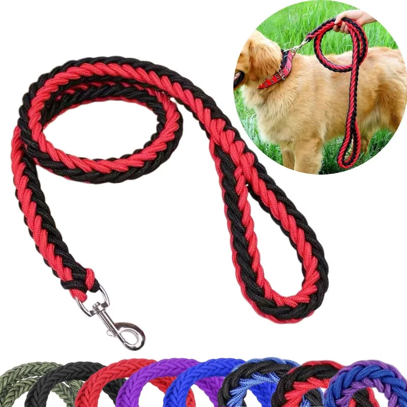 laisse en corde tresser pour chien
