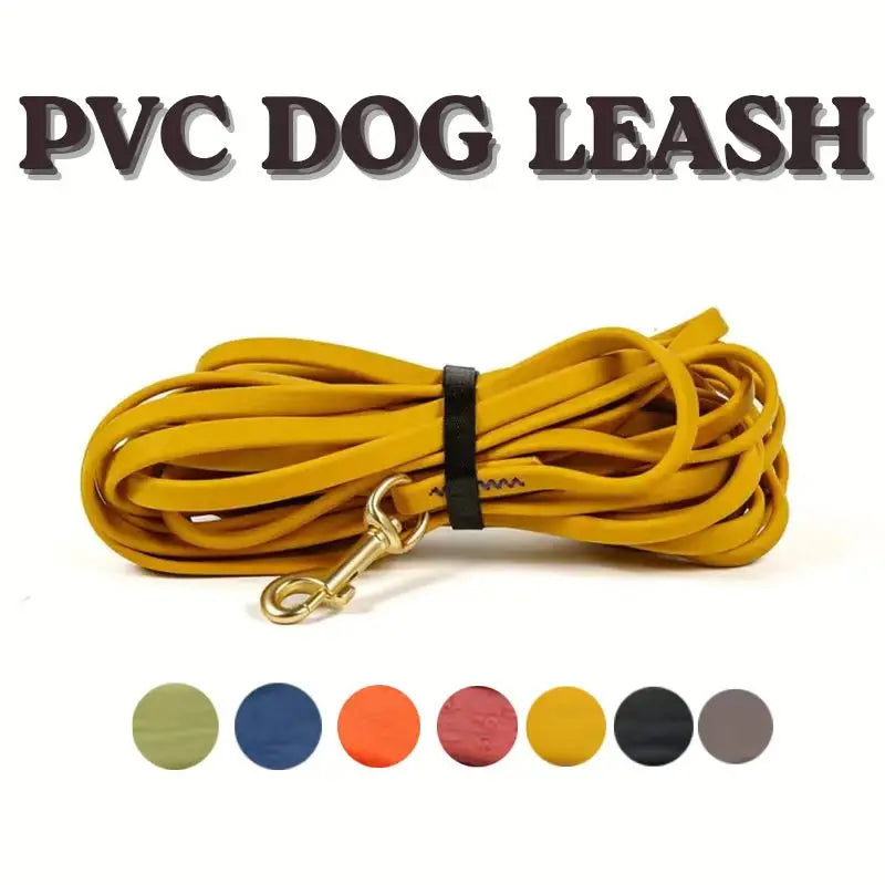 laisse pour chien jaune