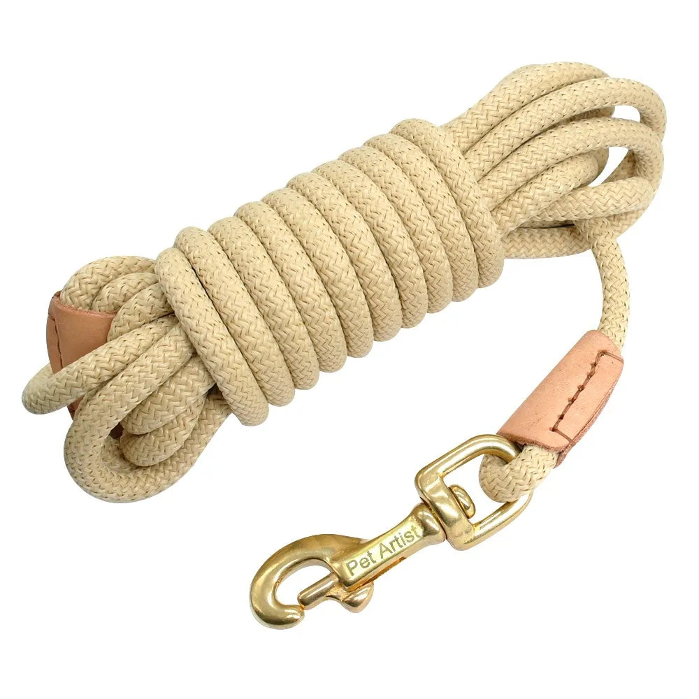 laisse corde en nylon pour chien