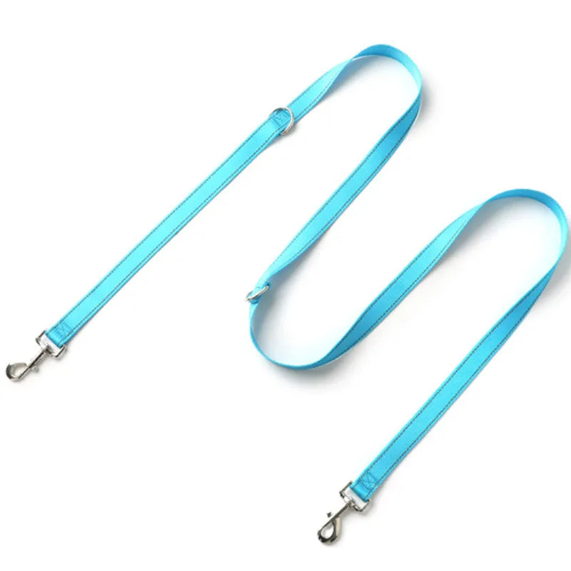 laisse 3 point rose pour chien