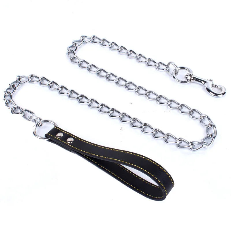 laisse en fer pour chien