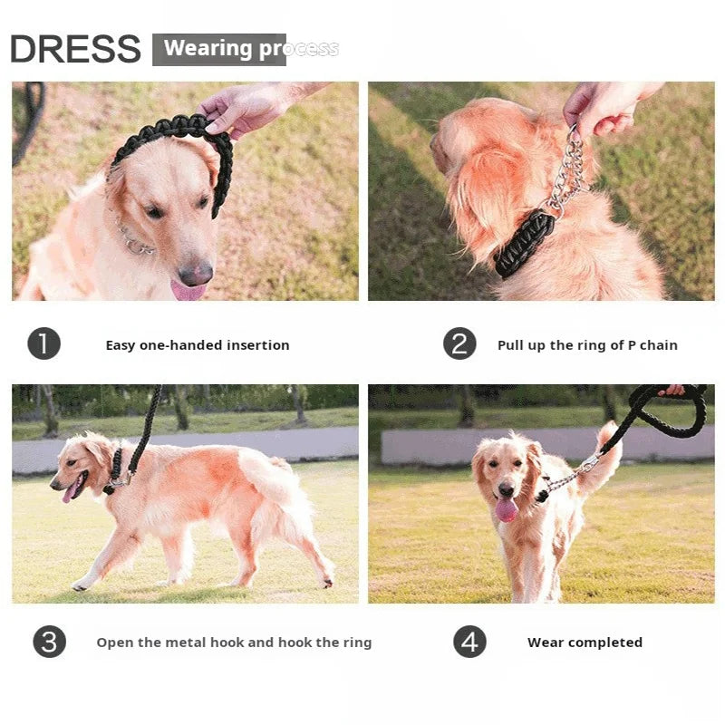 laisse tresser pour grand chien