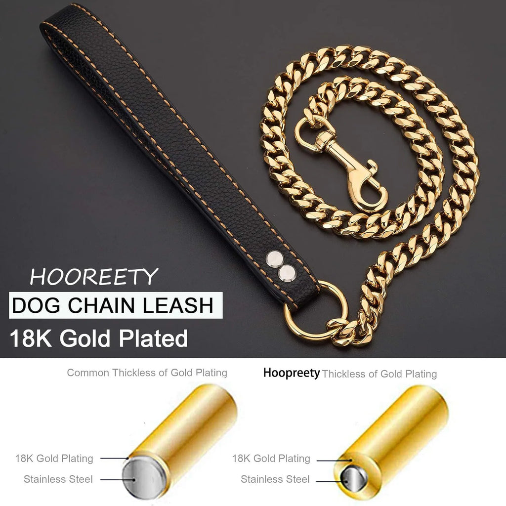 laisse en metal gros chien