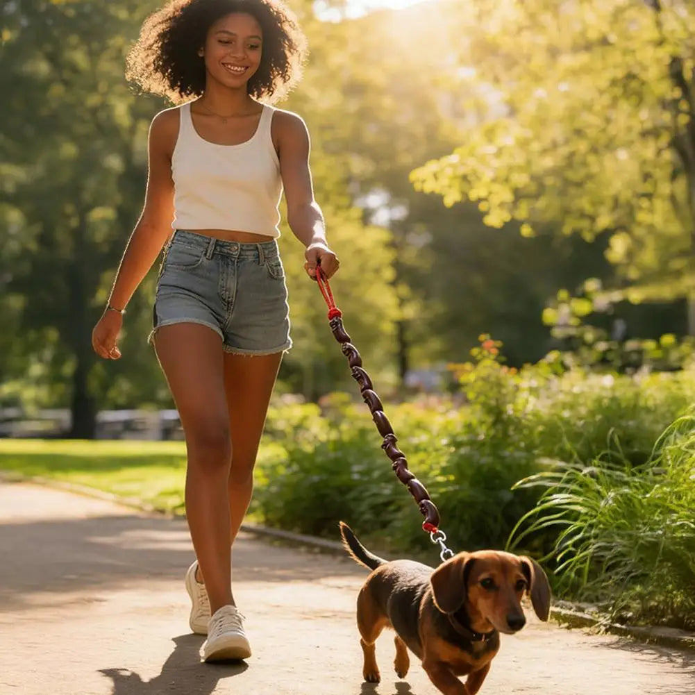 laisse caoutchouc pour chien