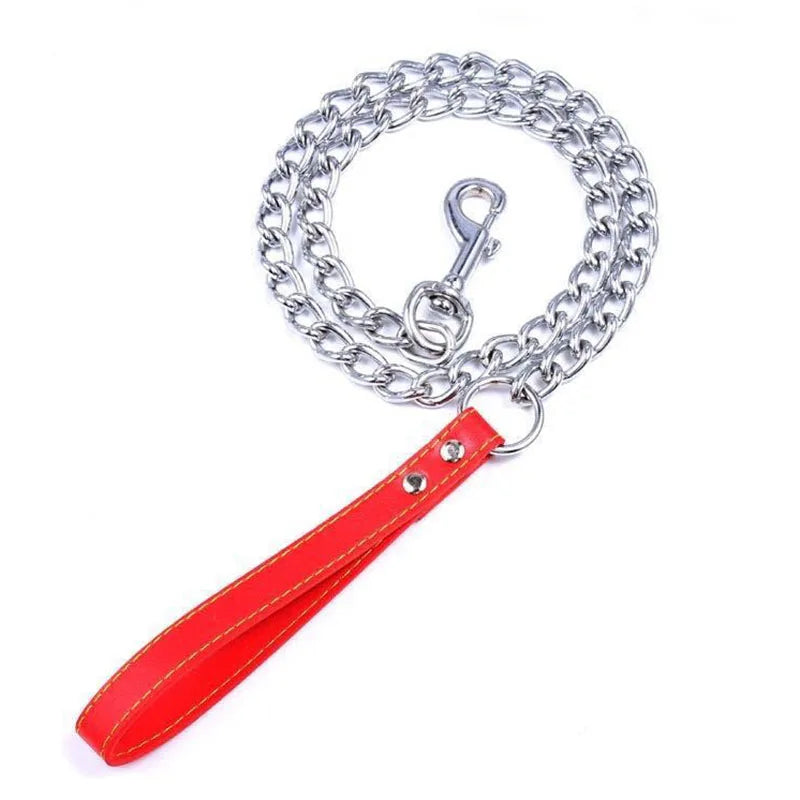 laisse en fer pour chien