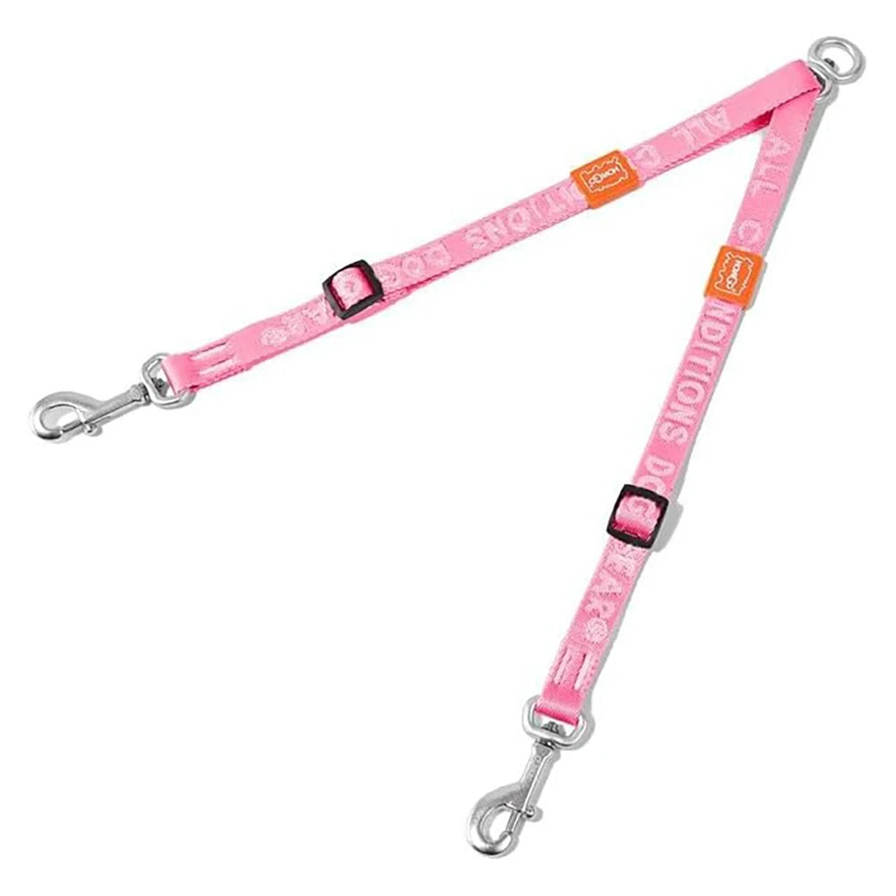 double laisse pour chien fine