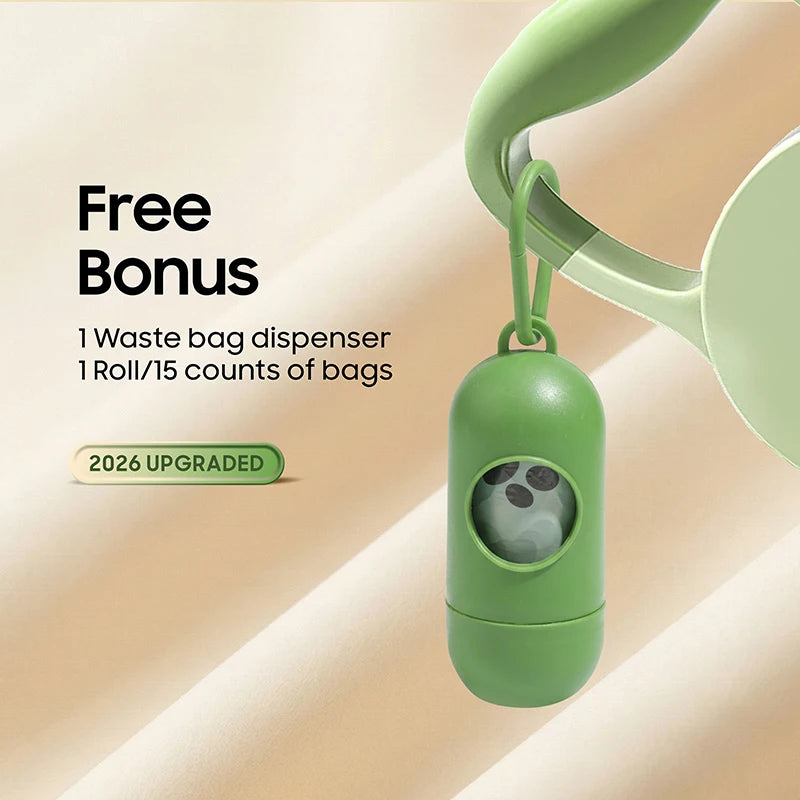 laisse pour chien avec sac