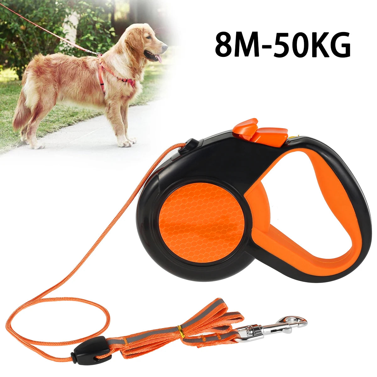 laisse enrouleur chien 50kg