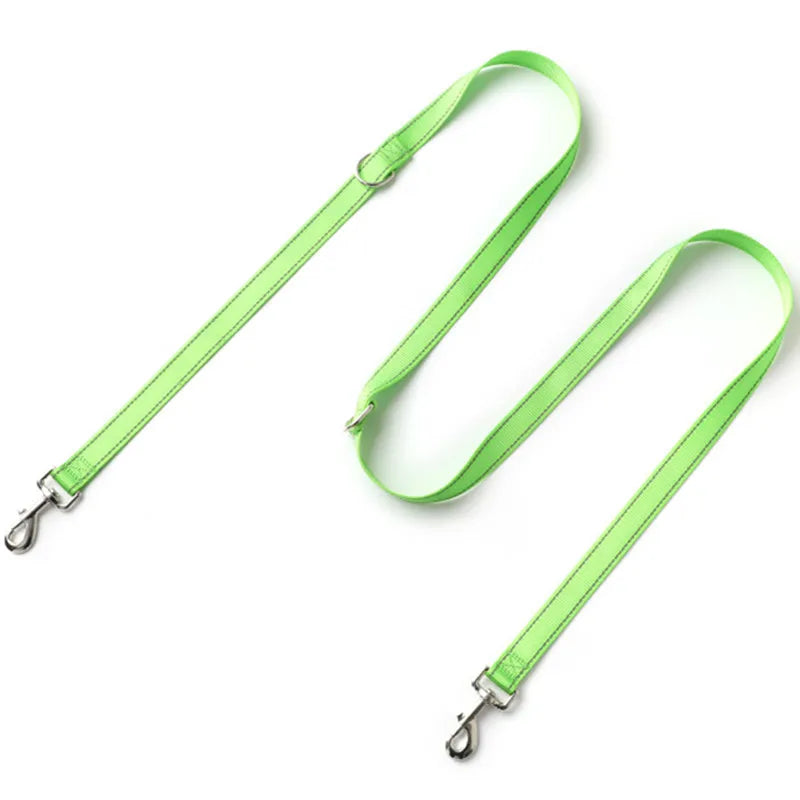 laisse 3 point rose pour chien