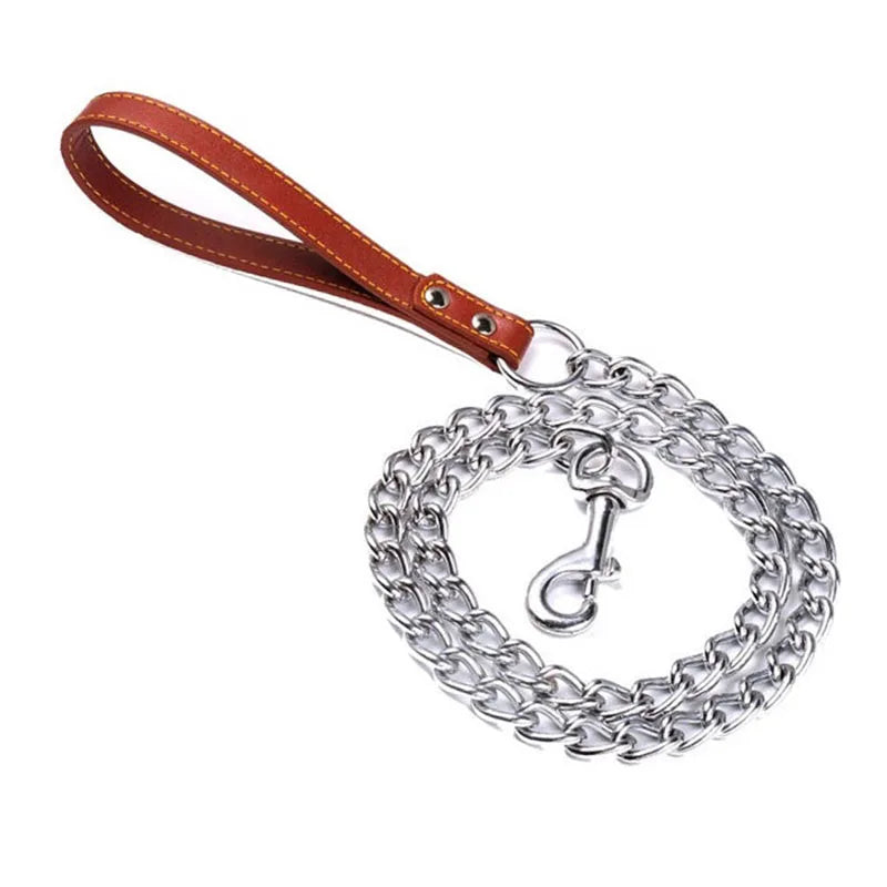 laisse en fer pour chien