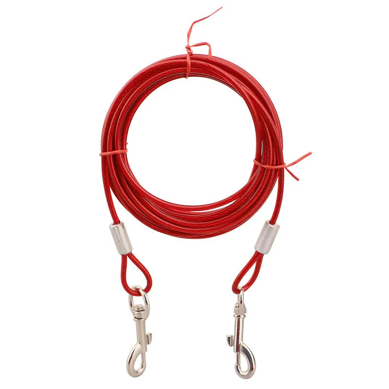 laisse cable pour chien