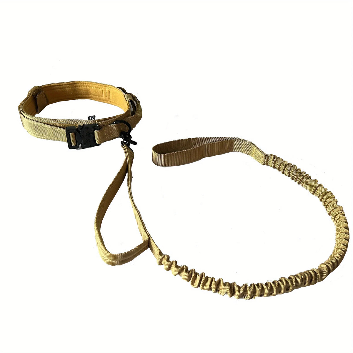 collier et laisse pour chien camouflage