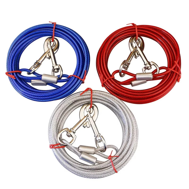 laisse cable pour chien