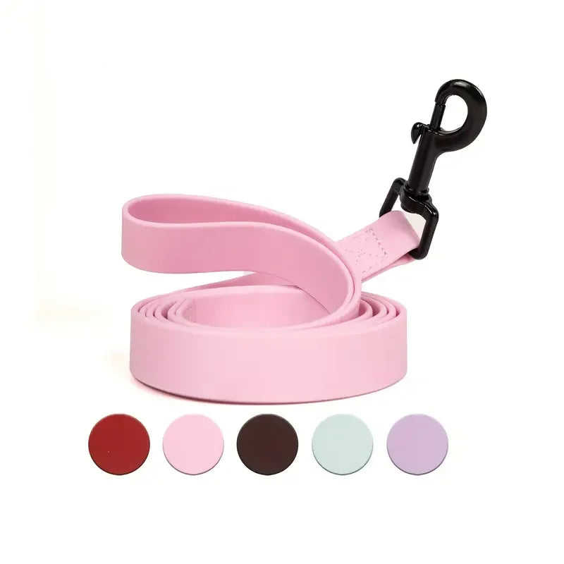 laisse pour chien rose