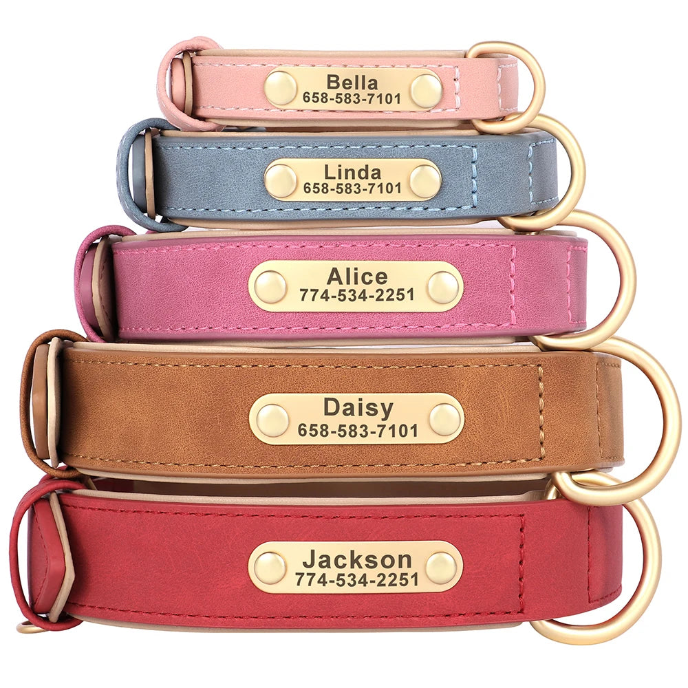 laisse en cuir rouge pour petit chien